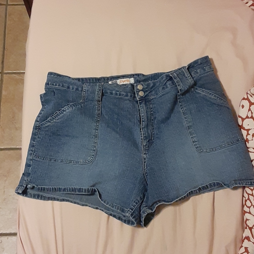 Denim shorts